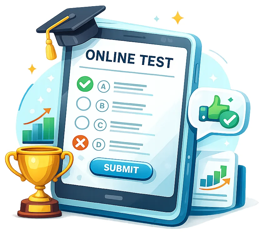 online test banner